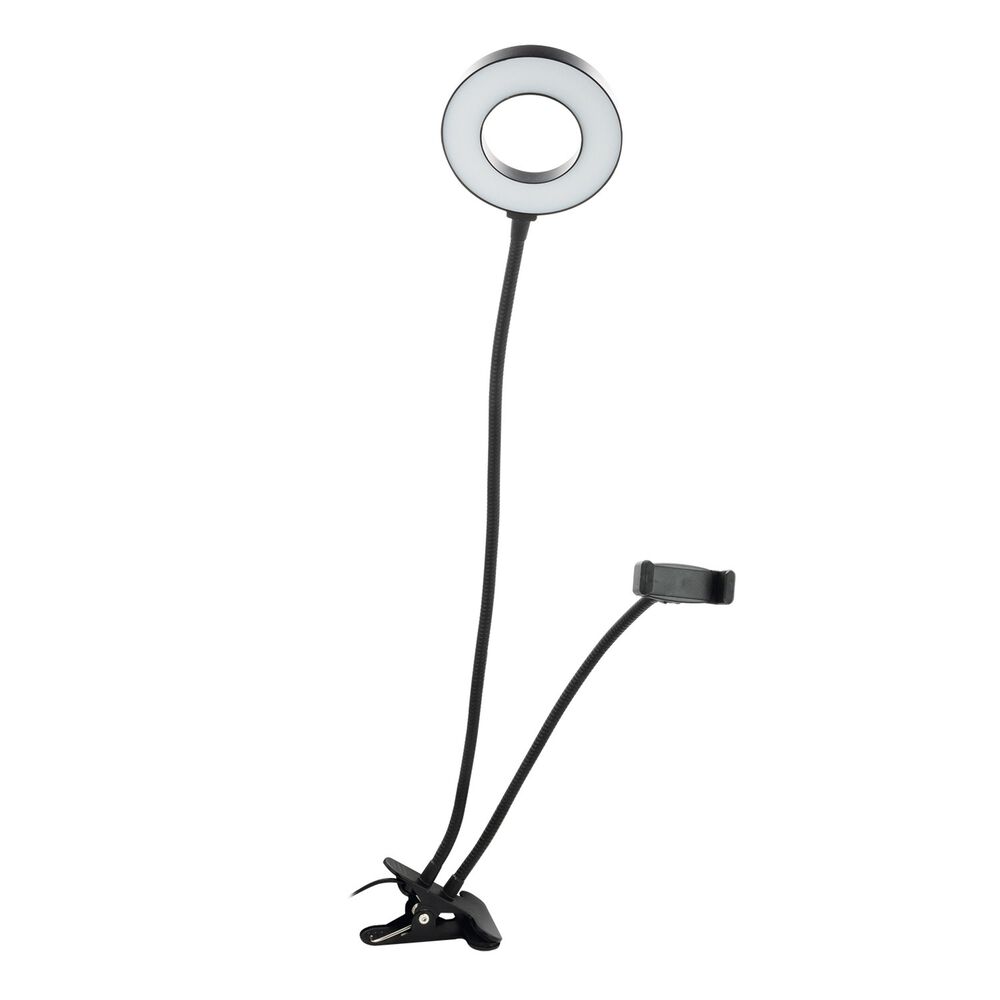 Aro De Luz Para Streaming Con Soporte Tipo Clip Sr134 Pro image number 4.0