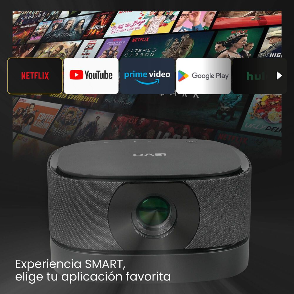 Proyector Portatil Inal&aacute;mbrico Smart Lumix 9000lm Bt Levo image number 2.0