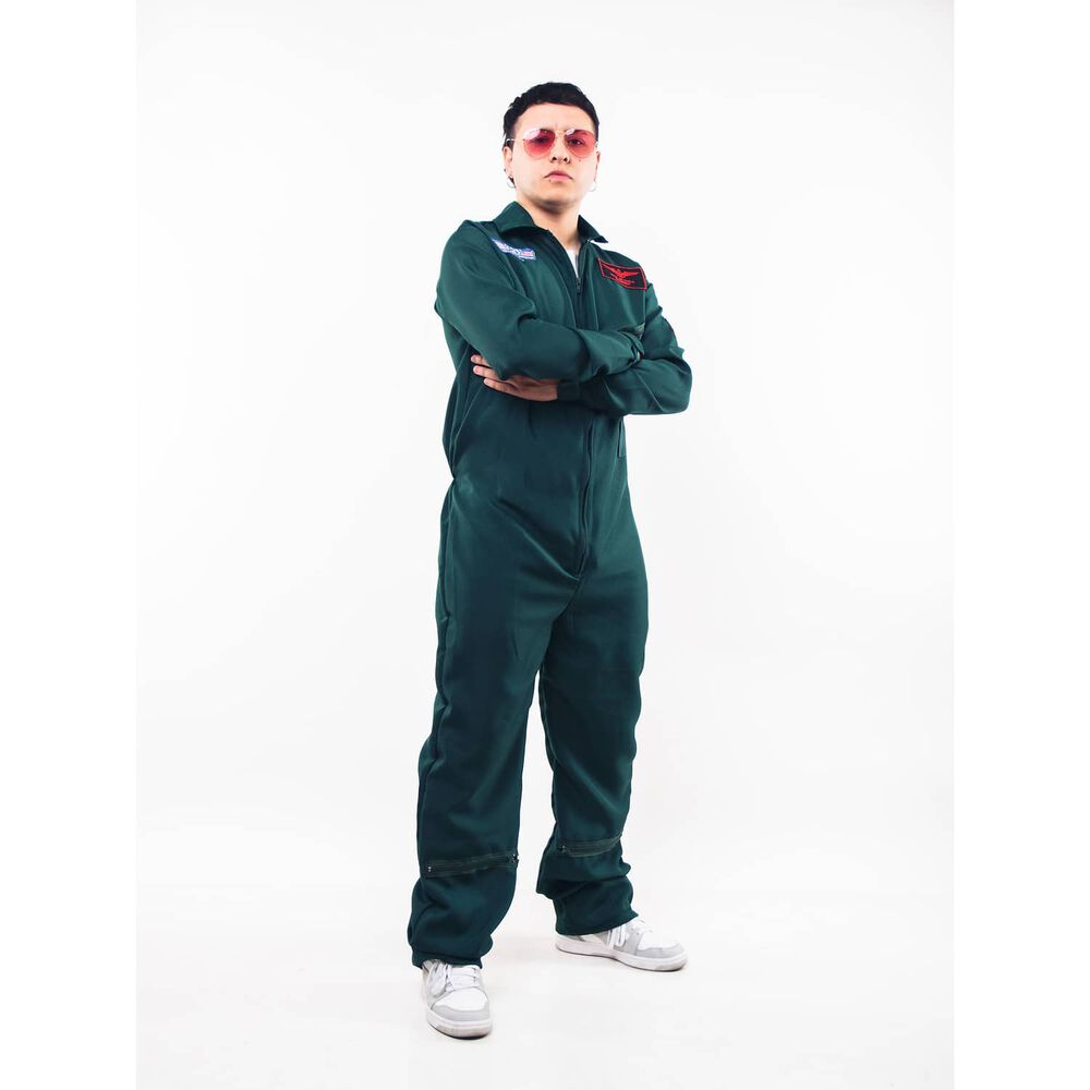 Disfraz De Piloto De Halloween Para Hombre Top Gun Adultos image number 2.0