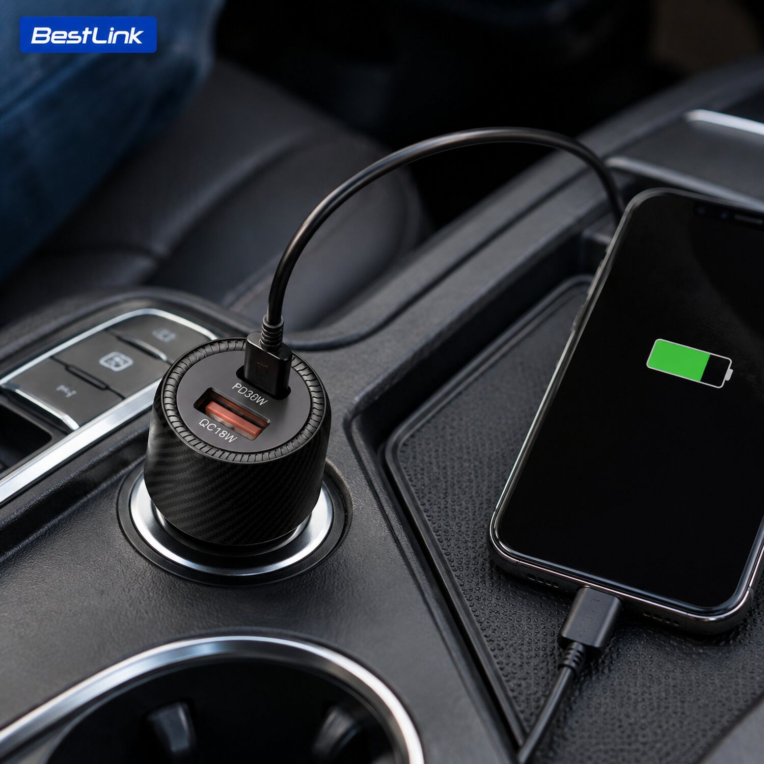 Cargador Para Auto Dual 48w Usb-c + Usb-a Carga Ultra R&aacute;pida image number 5.0