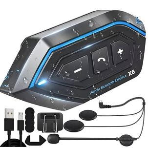 Aud&iacute;fonos Bluetooth X6 Pro Para Casco