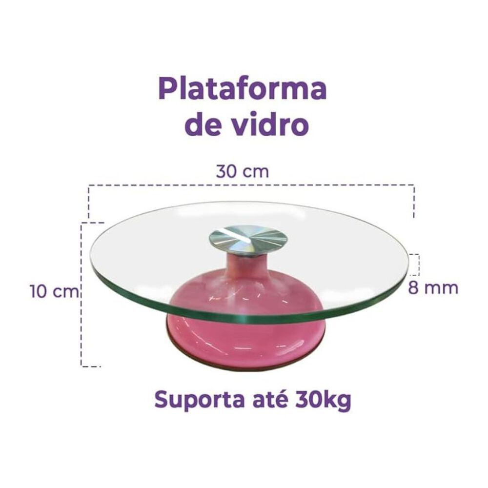 Bailarina De Vidrio Base Profesional Giratoria image number 3.0