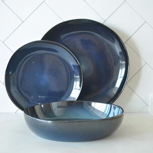 Juego De Loza 18 Piezas Vajilla Cer&aacute;mica Oporto