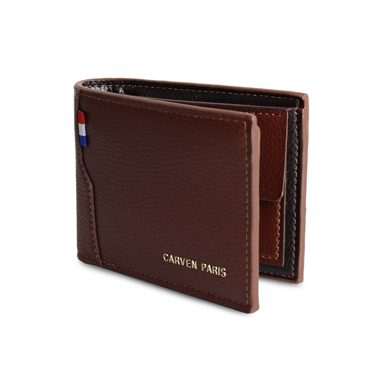 Billetera De Hombre Matt Caf&eacute; Carven Paris image number 1.0
