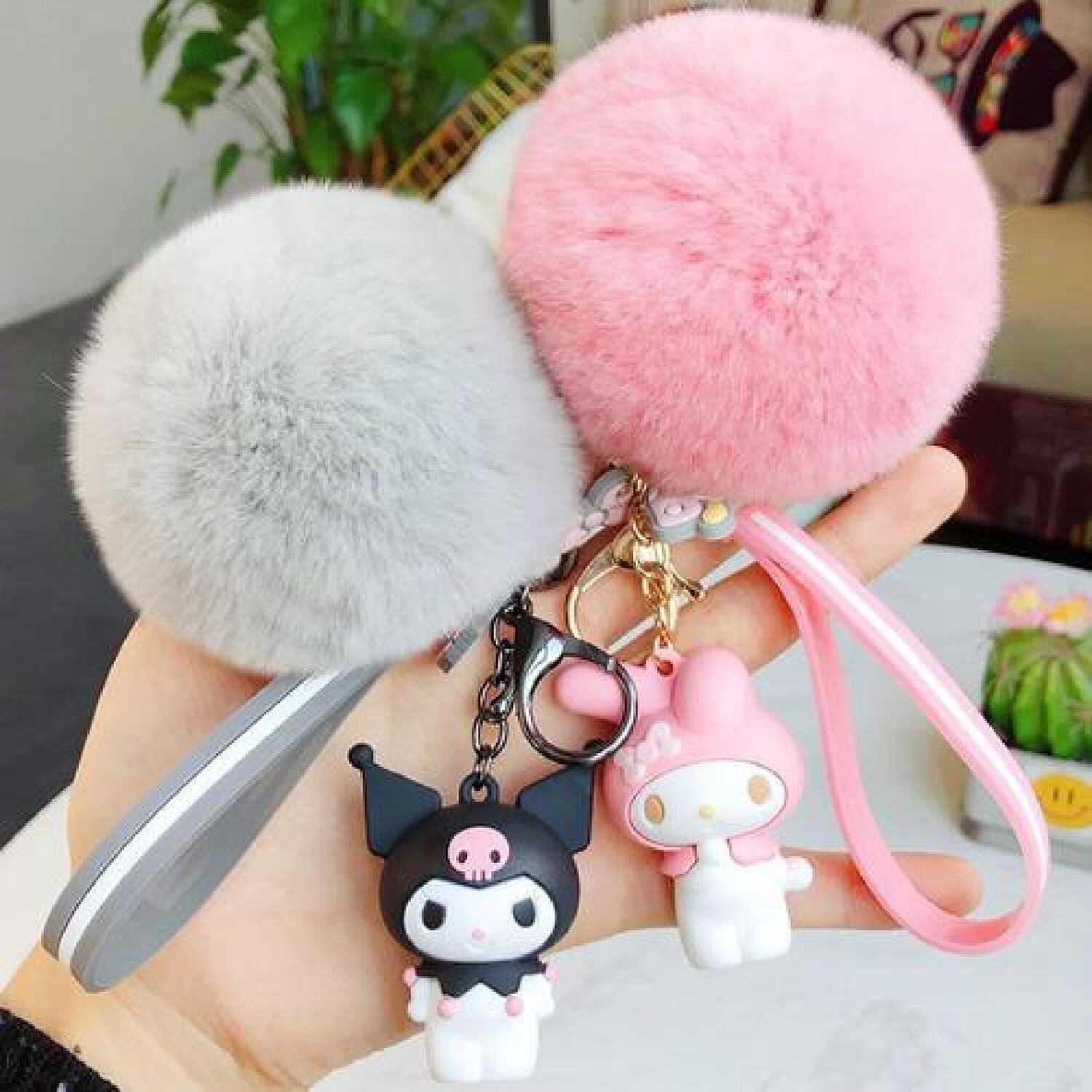 Llavero De Pompom Bebe Unicornio Kawaii image number 5.0