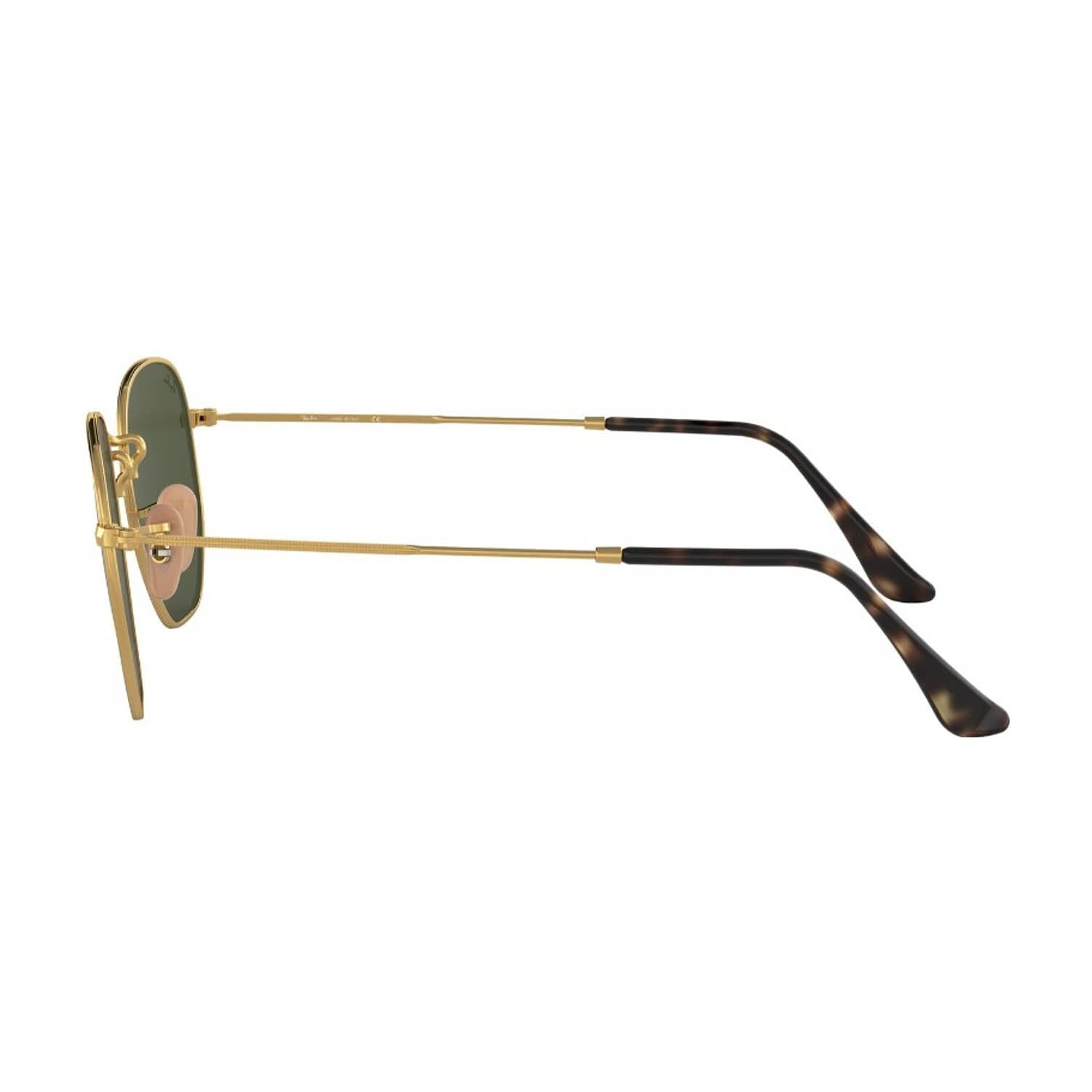Lentes De Sol Hexagonal Gold Green Ray-ban image number 6.0