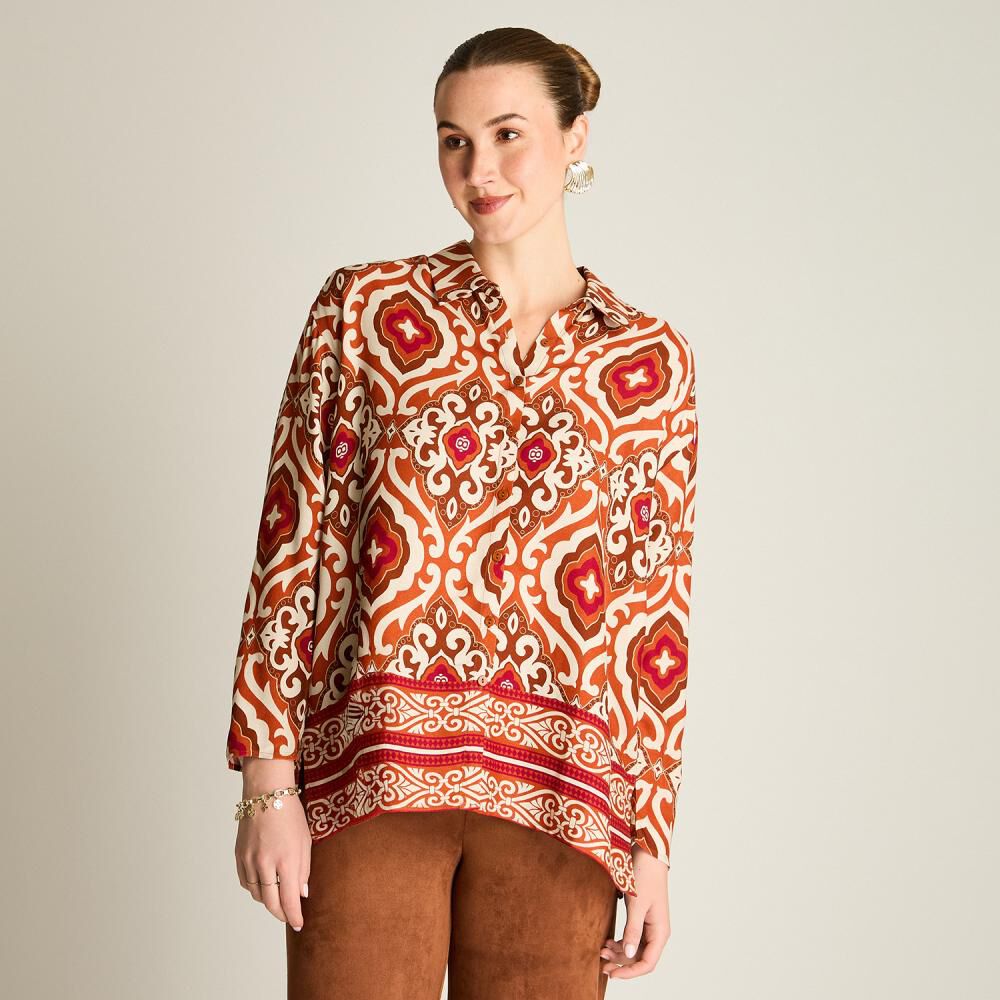 Blusa Manga Larga Mujer Lorenzo Di Pontti image number 0.0