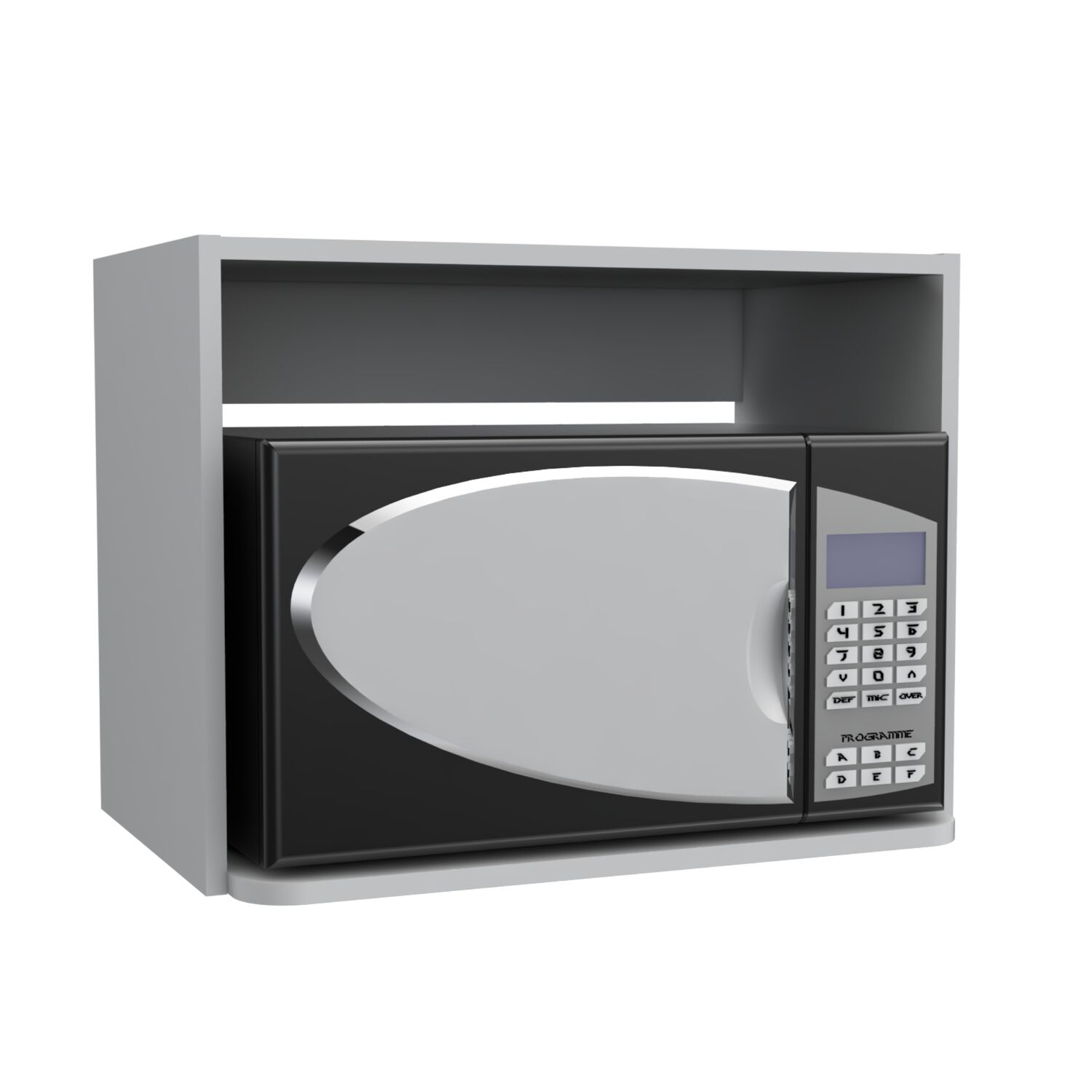 Mueble Para Microondas 60x45x40 Cm Blanco image number 1.0