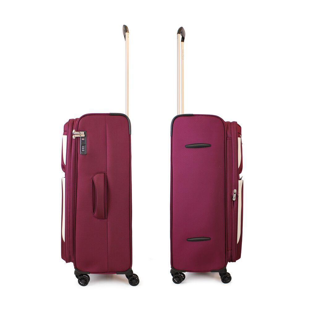 Maleta De Tela Mediana Nautica Marbella 20kg Burdeo image number 6.0