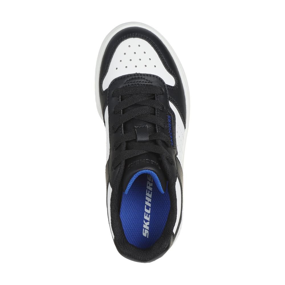 Zapatilla Juvenil Niño Skechers Quick Street Bkw image number 1.0
