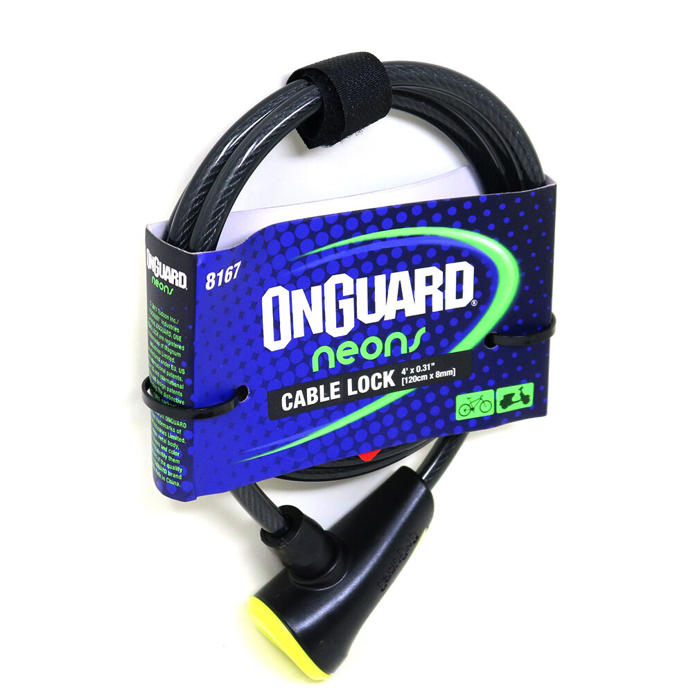 Candado Onguard Llave Espiral Ns 120cmx8mm image number 0.0