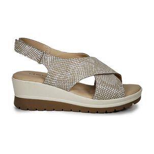 Sandalia Cuero Ebere Beige