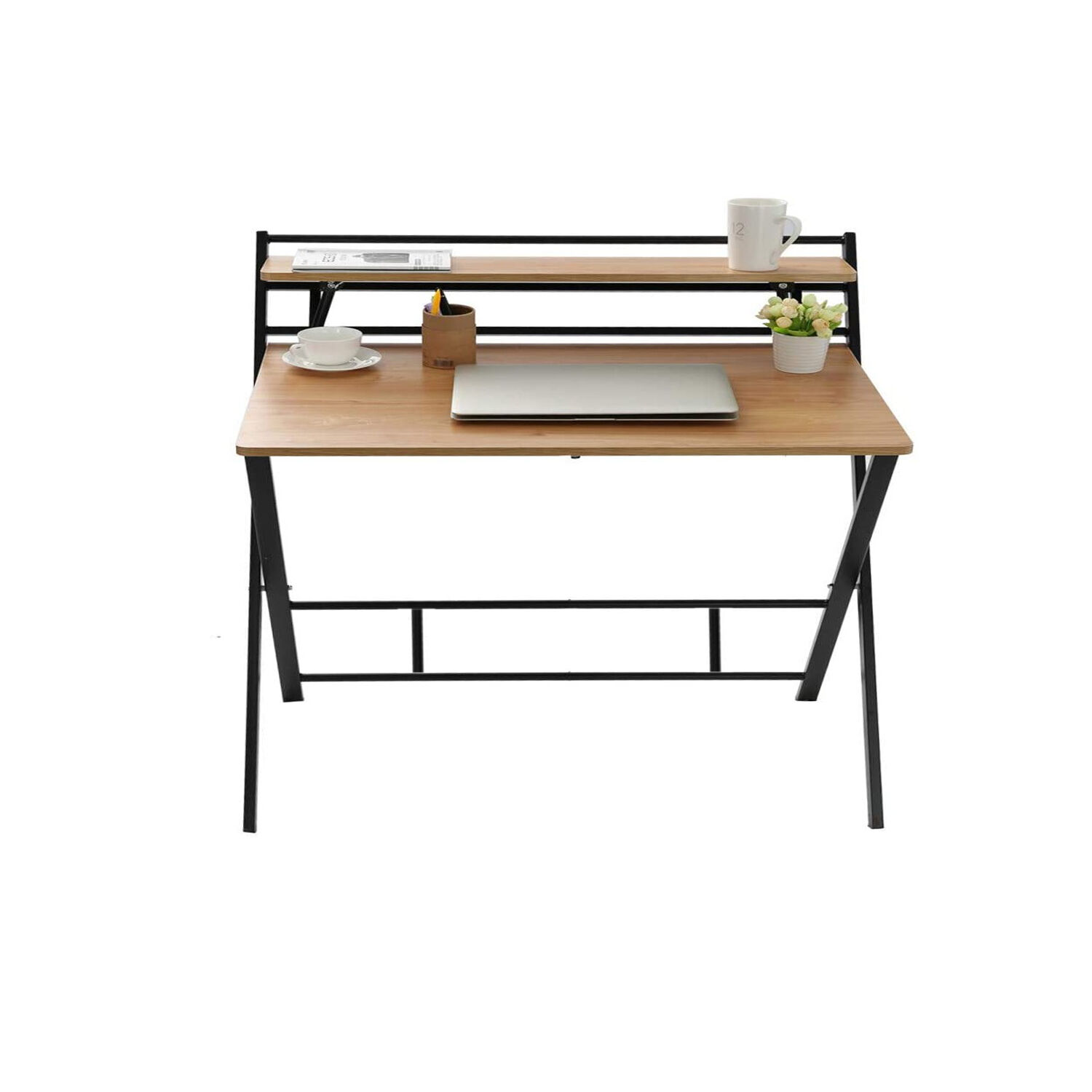Escritorio Plegable Caf&eacute; 100x50 Cm image number 2.0