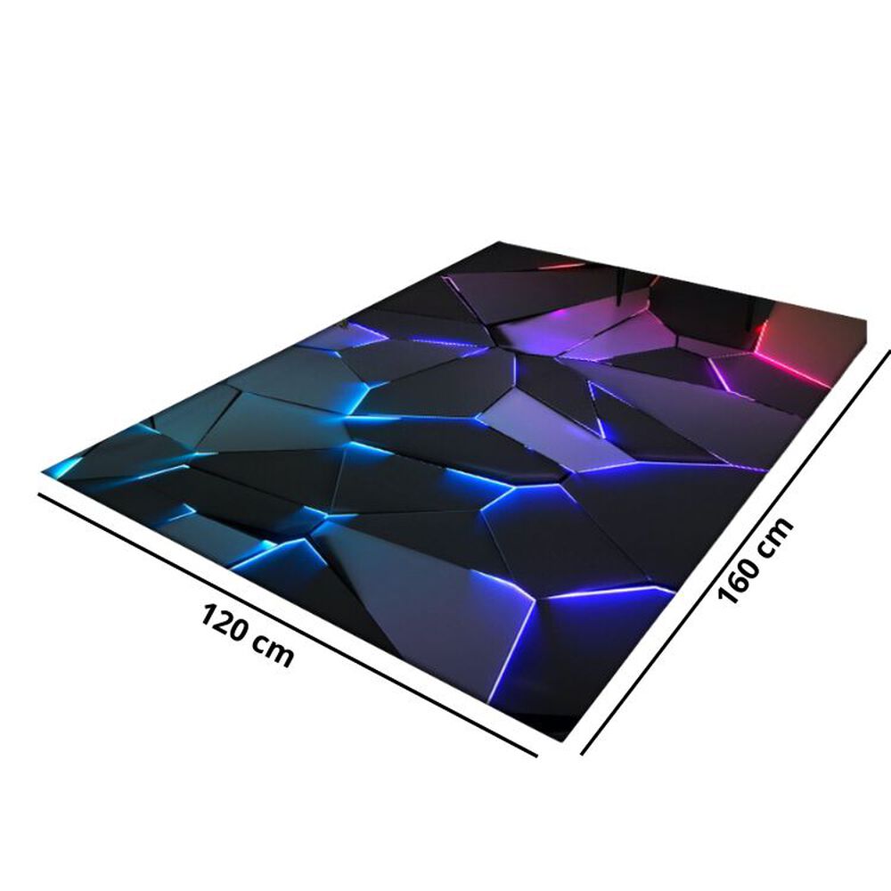 Alfombra 3d Gamer 120*160cm Dormitorio Living Sala De Juegos image number 2.0