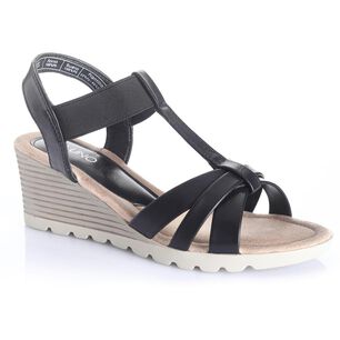 Sandalia Mujer Via Uno Black