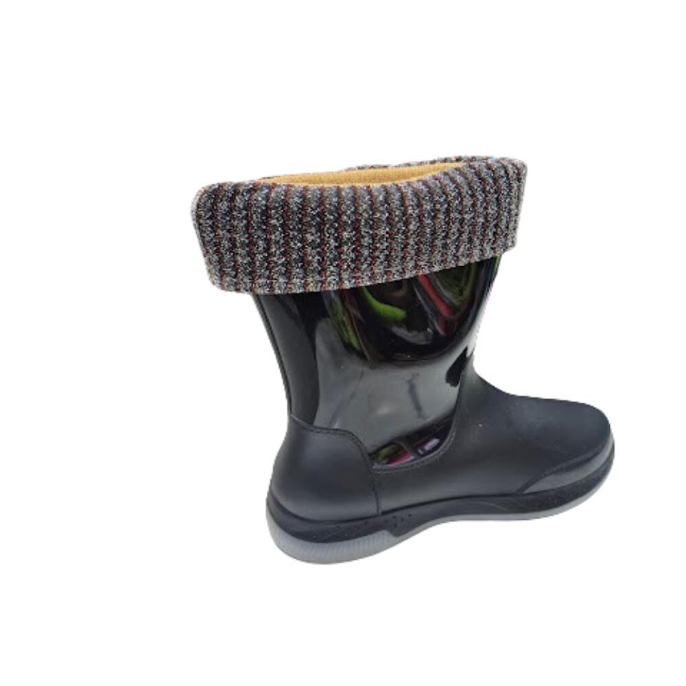 Bota De Lluvia Mujer Negro image number 1.0