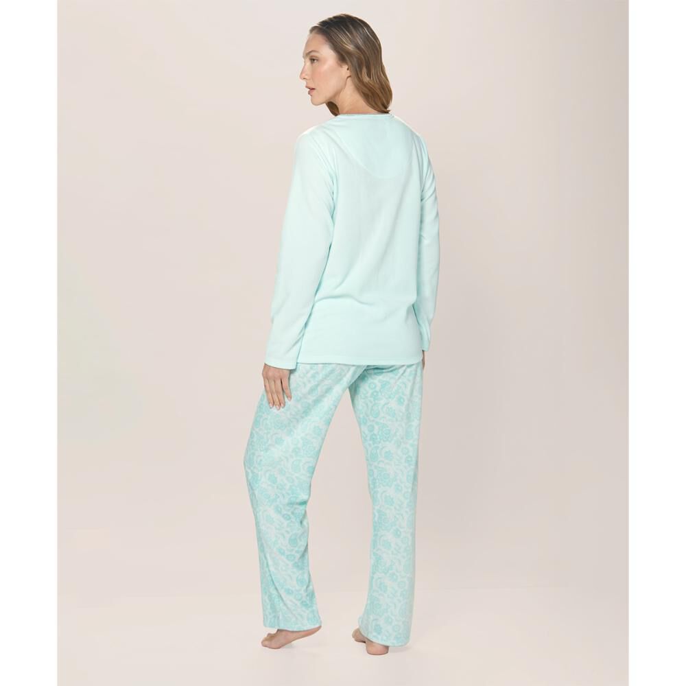 Pijama Micropolar Estampado Lady Genny image number 2.0