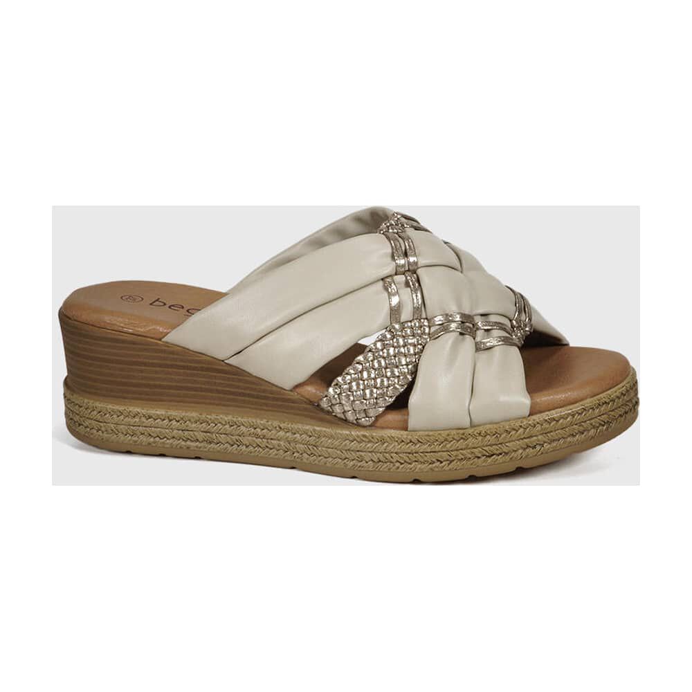 Sandalia Yaimara Beige image number 0.0