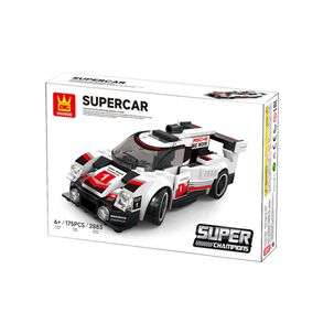S&uacute;per Auto Blanco Armable 175 Pzs.