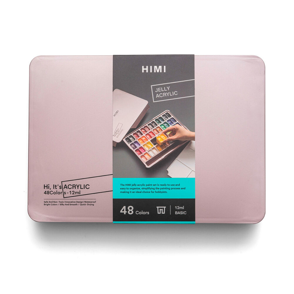 Himi Set Pintura Acrílica Twin Cup 12 Ml 48 Colores image number 0.0