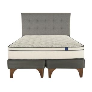 Cama Europea Flex Valencia / 2 Plazas / Base Dividida + Respaldo