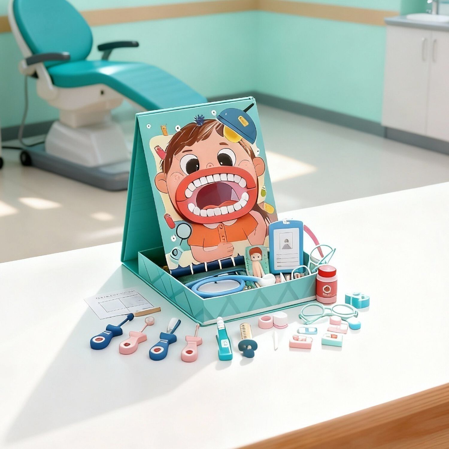 Juego De Roles Dentista Set Odont&oacute;logo Ni&ntilde;os Premium image number 1.0