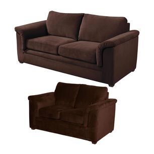 Living Ancona 3-2 Tela Velvet Chocolate