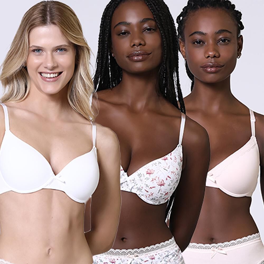 Pack 3 Sosten Copa B Intime image number 0.0