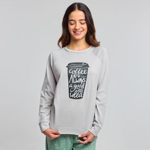 Polera De Pijama Manga Larga Mujer Freedom