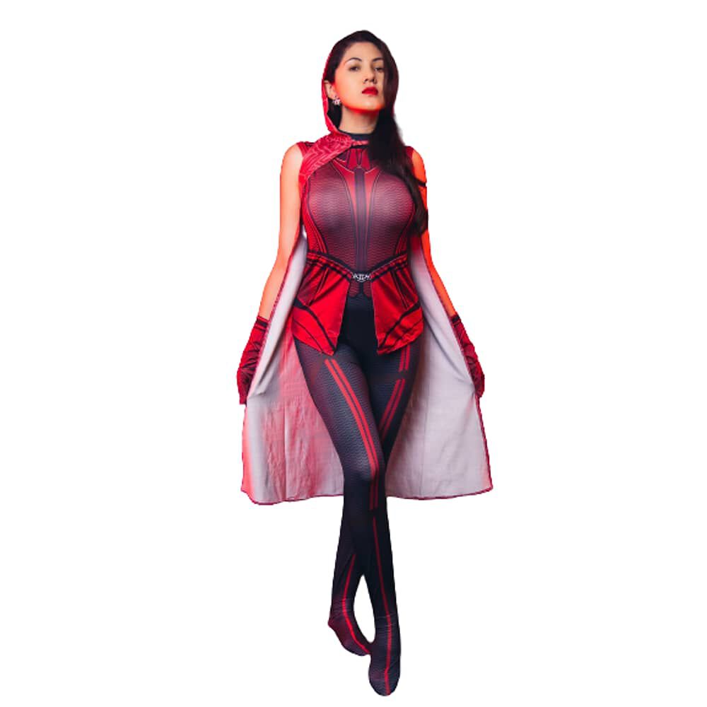 Disfraz Cosplay Bruja Escarlata De Wanda Visi&oacute;n Marvel image number 0.0