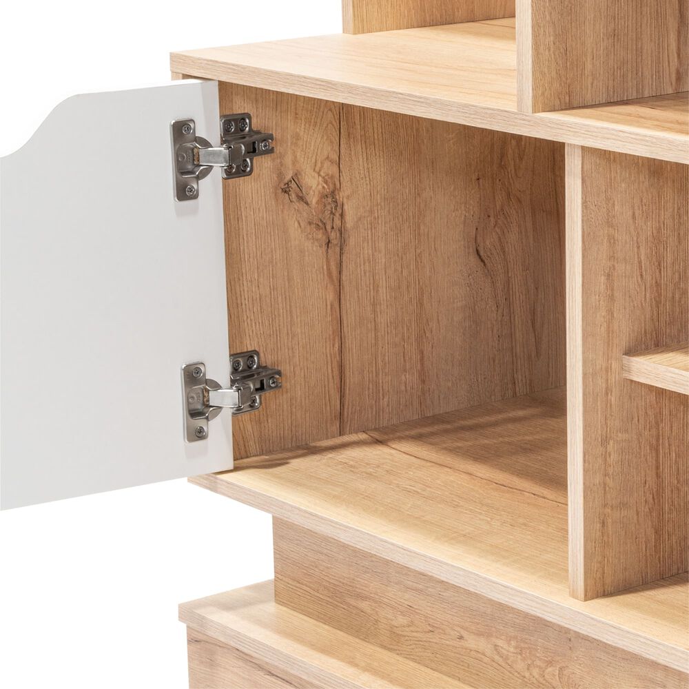 Centro De Entretenimiento Tv 55" Caf&eacute; Claro 181.4x177.7x43.1 Cm image number 6.0