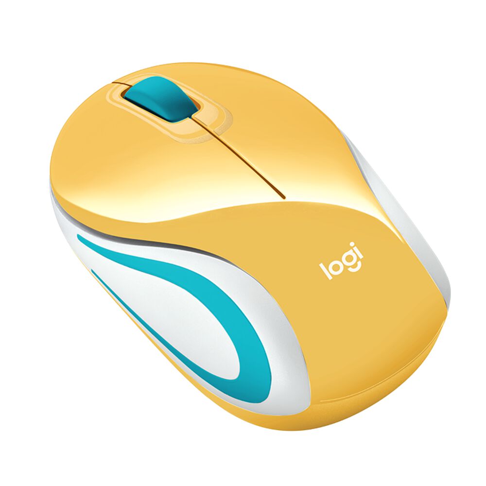 Mini Mouse Inalambrico Logitech Amarillo M187 image number 2.0