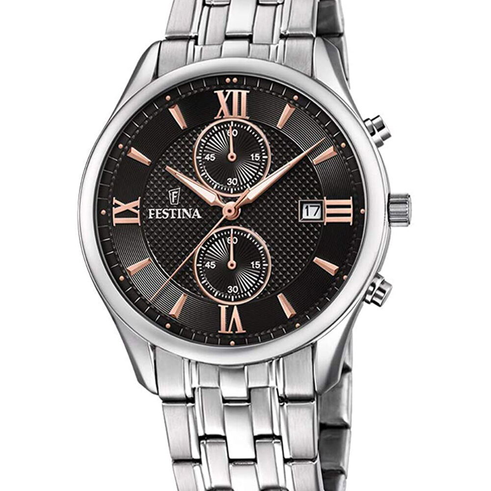 Reloj F6854/7 Festina Plateado Hombre Retro image number 0.0