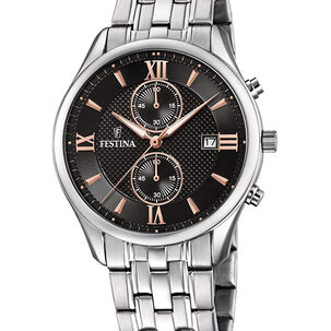 Reloj F6854/7 Festina Plateado Hombre Retro