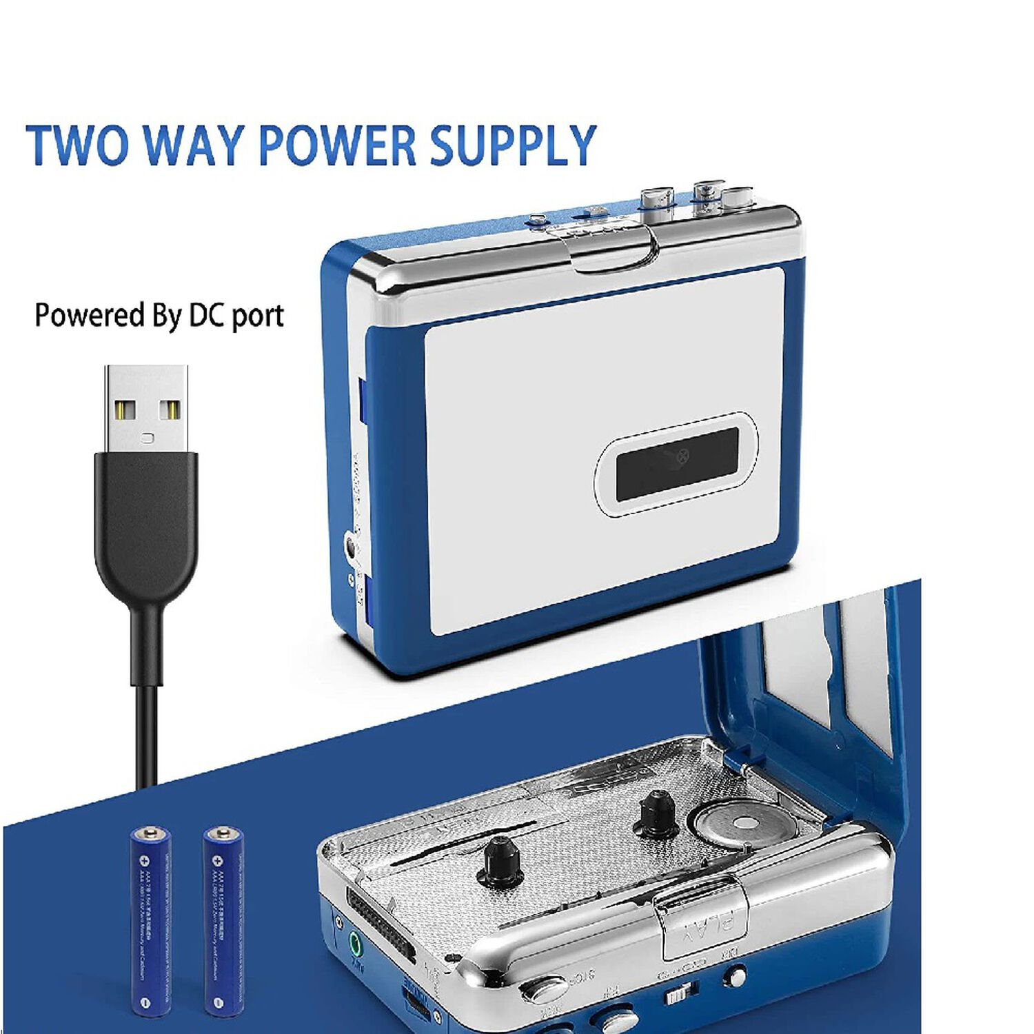 Reproductor Cassette Port&aacute;til Con Bluetooth image number 3.0