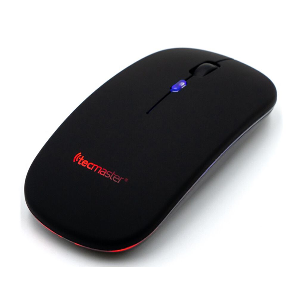Mouse Dual Recargable Inal&aacute;mbrico Bluetooth Tecmaster Negro image number 0.0