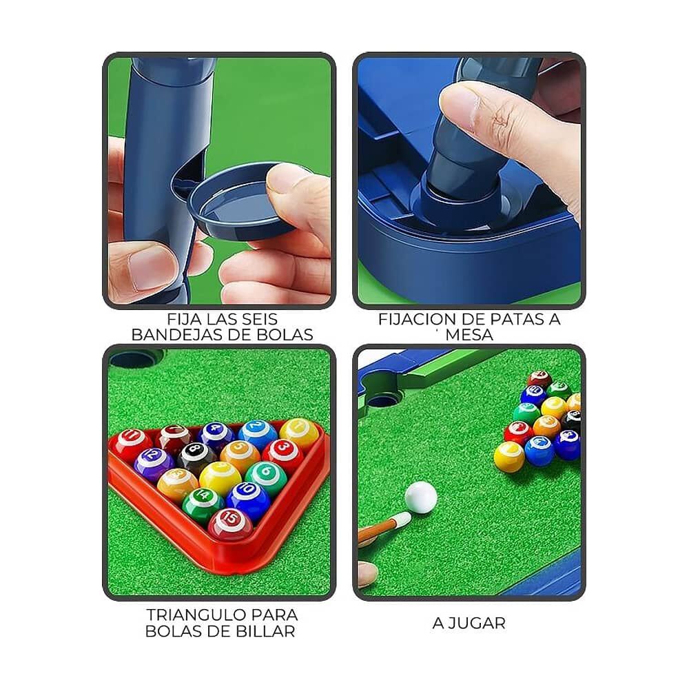 Mesa De Pool Para Ni&ntilde;os Mini Billar De Juguete image number 3.0