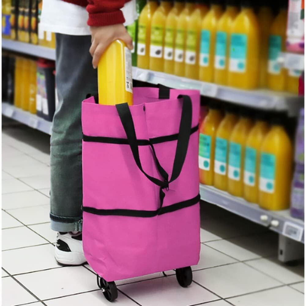 Carrito De Compras Bolsa Con Ruedas Multiusos Plegable image number 3.0