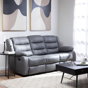 Sof&aacute; 3 Cuerpos Reclinable Moderno Roma Km060s