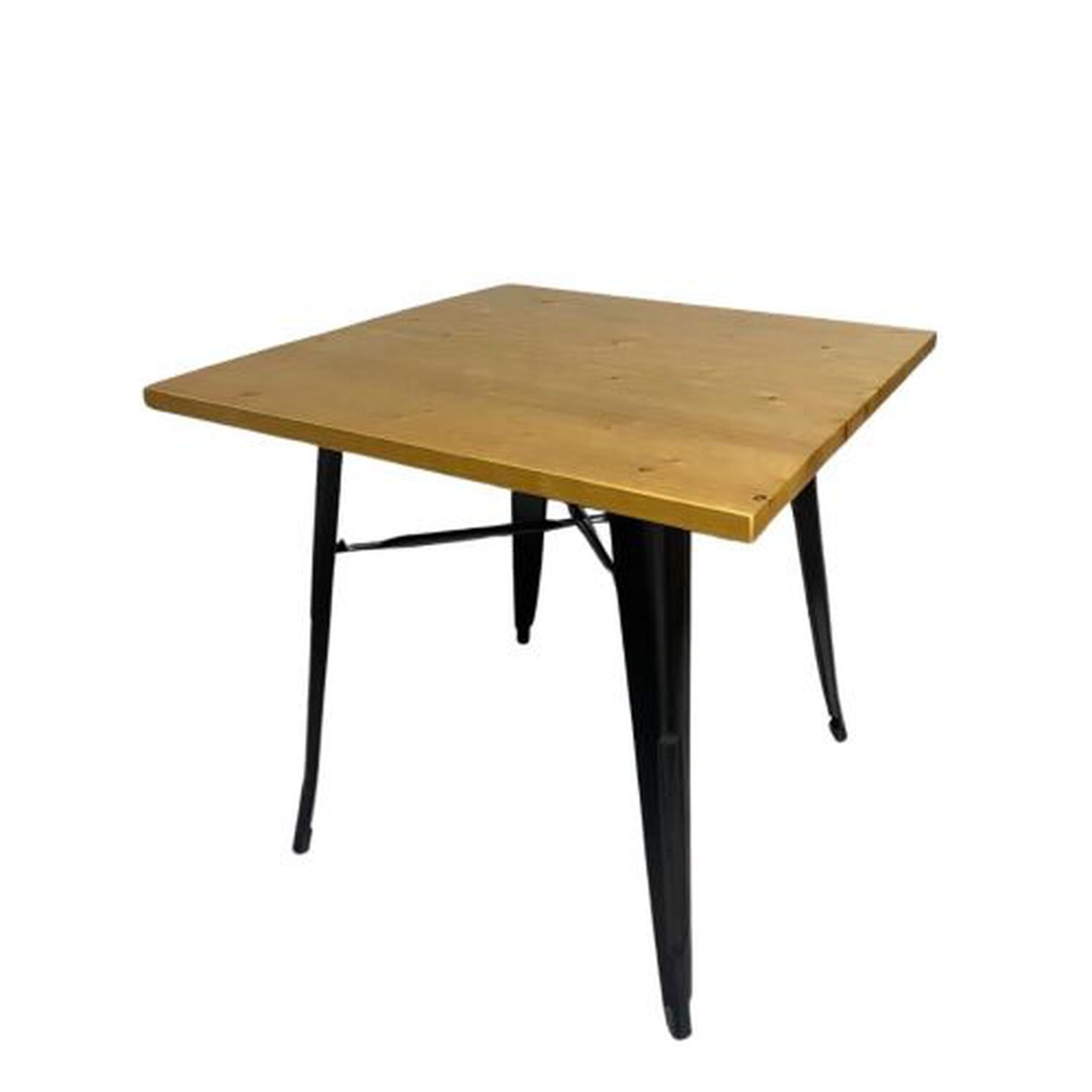 Mesa De Comedor Tolix 70x70cm Madera Clara image number 3.0