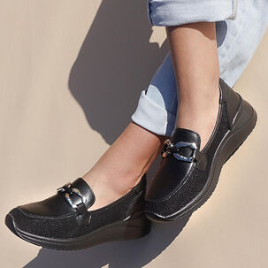 Mocasín Cuero Zullys Negro