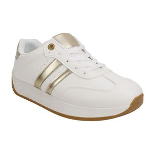 Zapatilla Urbana Mujer New Walk Lrw-286 Blanco