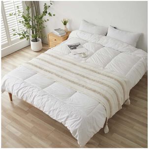 Piecera De Lino Flecos 60x210 Cm Mod04