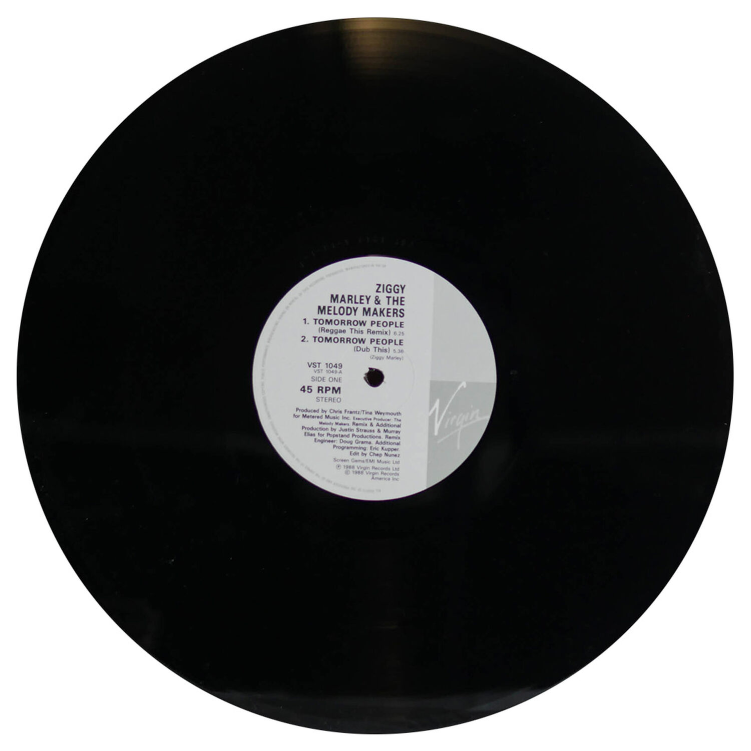 Ziggy Marley & The Melody Makers - Tomorrow People | 12" Maxi Single Usado image number 2.0