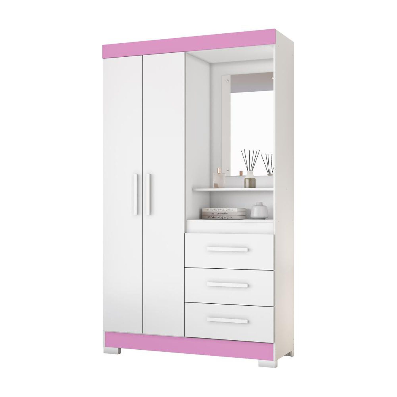 Cl&oacute;set Home Mobili Closet Gala / 2 Puertas / 3 Cajones image number 6.0