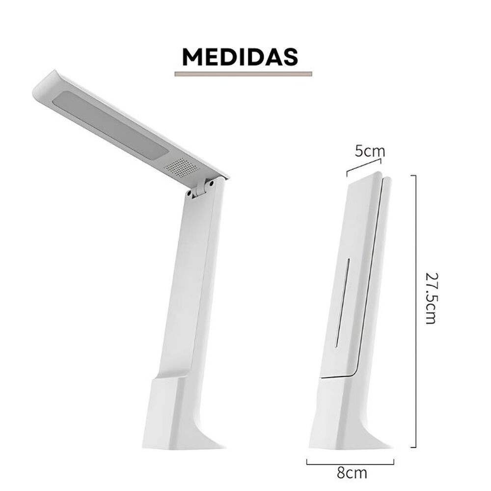 Lampara Led De Mesa Nocturna Escritorio Protección Ocular image number 2.0