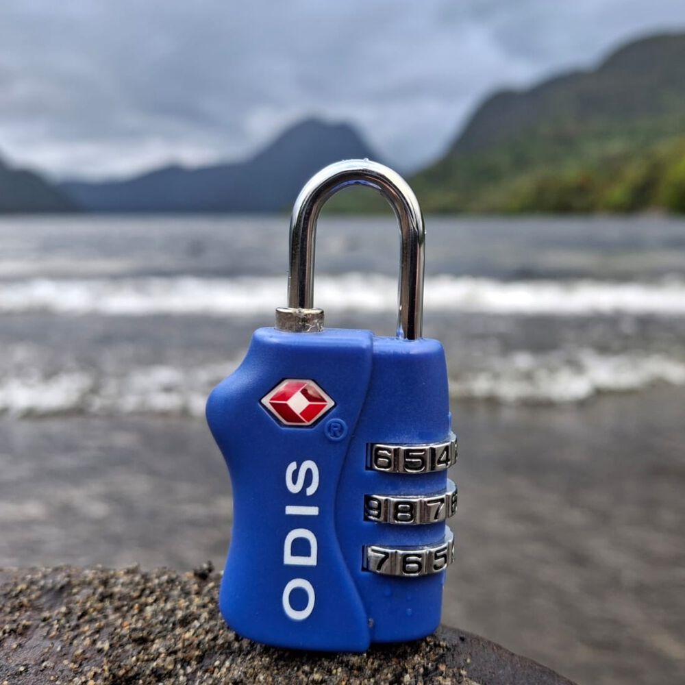 Candado Odis Tsa Maleta Viaje 33mm Combinaci&oacute;n - Azul image number 2.0