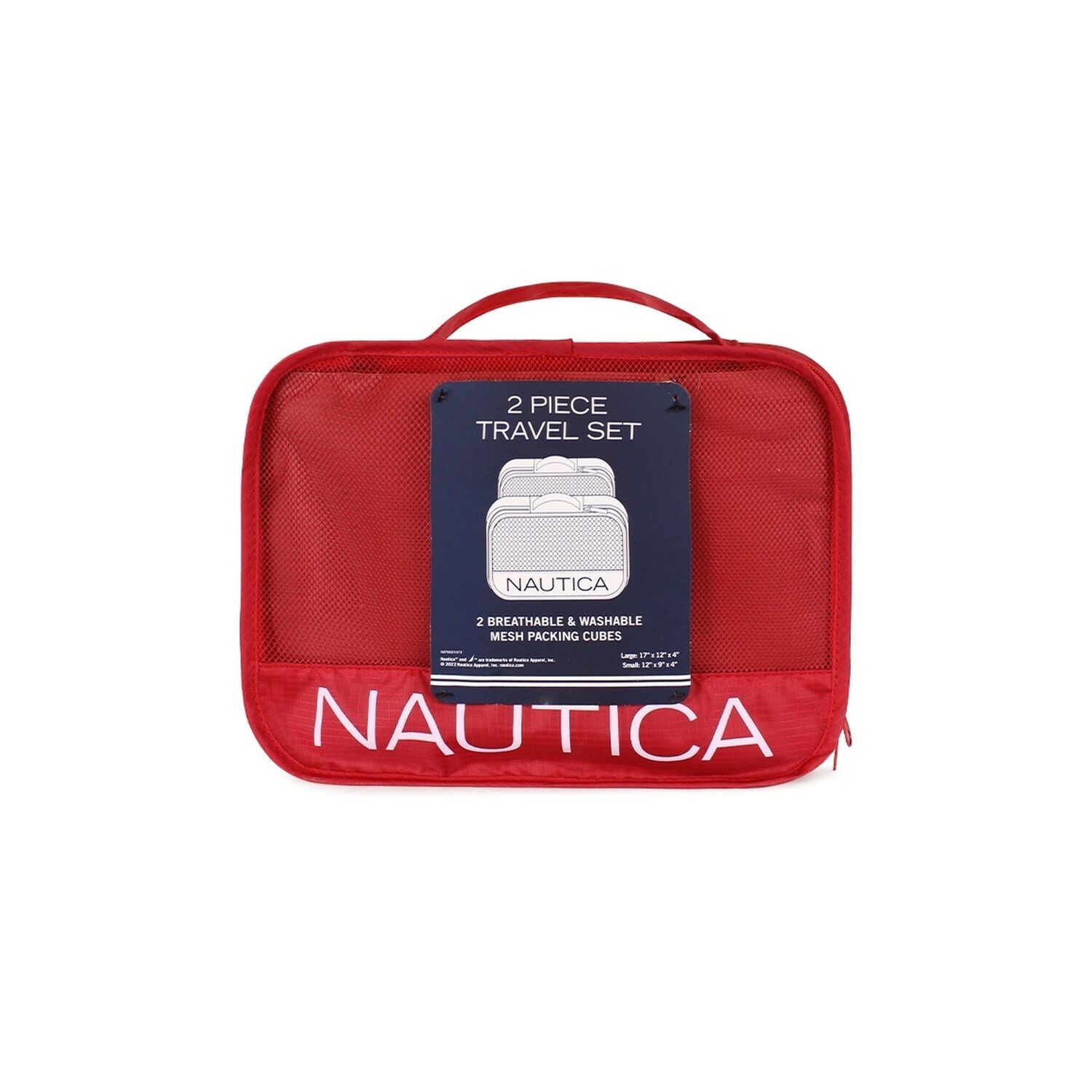 Organizador De Viaje En Pack Rojo Nautica image number 1.0