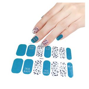 Set 10 Láminas Gel Esmalte Uñas Manicure Pintura Variados