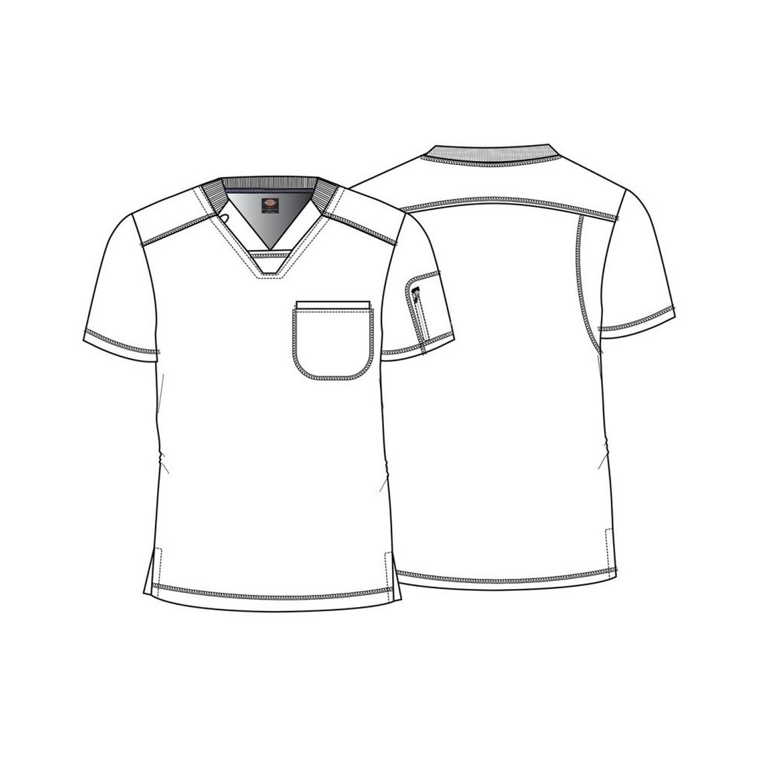 Polera Clinica Estampado Dickies Hombre Royal Blue image number 3.0